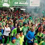  Decenas de miles de castellanos y leoneses marchan contra el cáncer