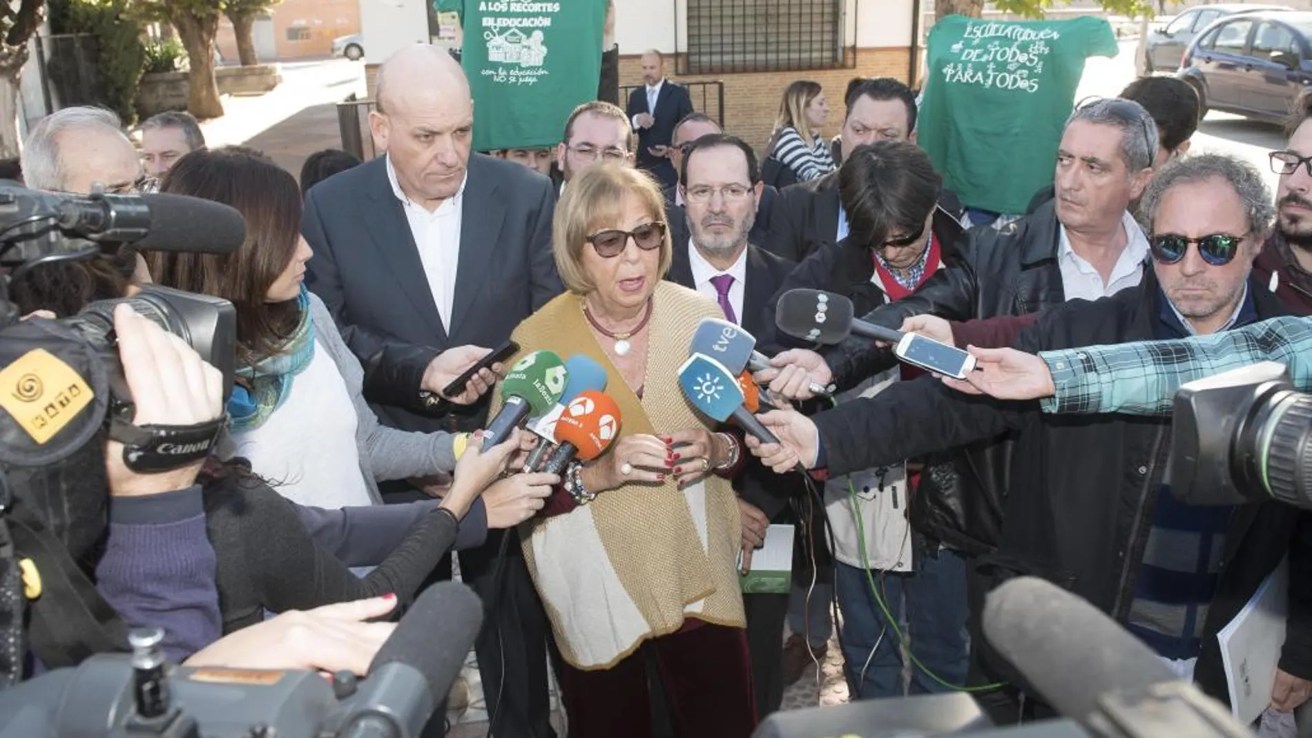 La consejera de Educación, Adelaida de la Calle