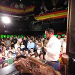 Santiago Abascal, en el evento “Cañas por España”
