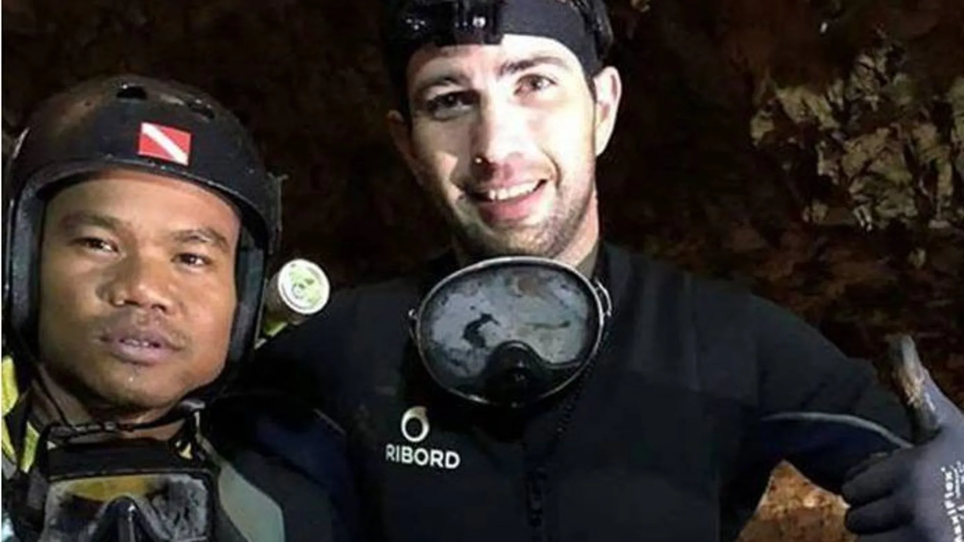 Fernando Raigal, el buzo español que participó en el rescate de los niños atrapados en la cueva en Tailandia / Twitter