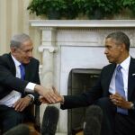 Barack Obama junto a Benjamin Netanyahu durante un encuentro en la Casa Blanca en septiembre de 2013