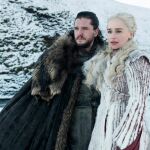 Jon Nieve y Daenerys durante un episodio de la última temporada