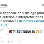 José Balnco pide diálogo para no acabar en los tirbunales