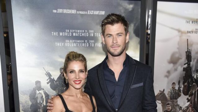 Chris Hemsworth, junto a su esposa Elsa Pataky