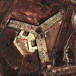 Vista aérea de la prisión de Saydaya