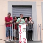 Varios «ocupas» en la casa invadida de la calle Feria