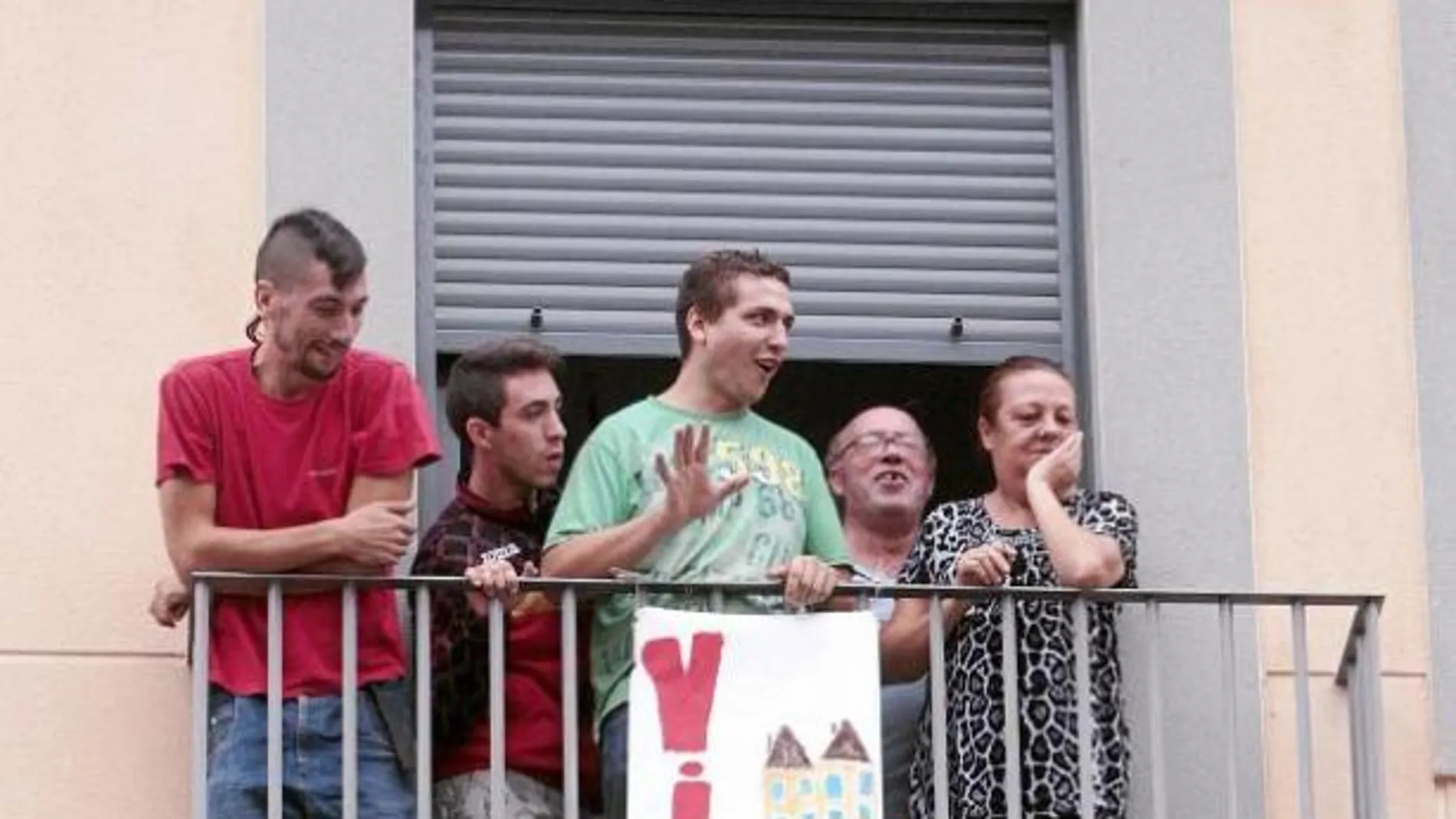 Varios «ocupas» en la casa invadida de la calle Feria