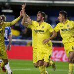 Víctor Ruiz celebra la consecución del primer gol de su equipo ante la Real Sociedad