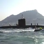 El submarino nuclear &quot;Trireless&quot;abandona Gibraltar en 2001