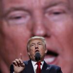 El candidato republicano Donald Trump