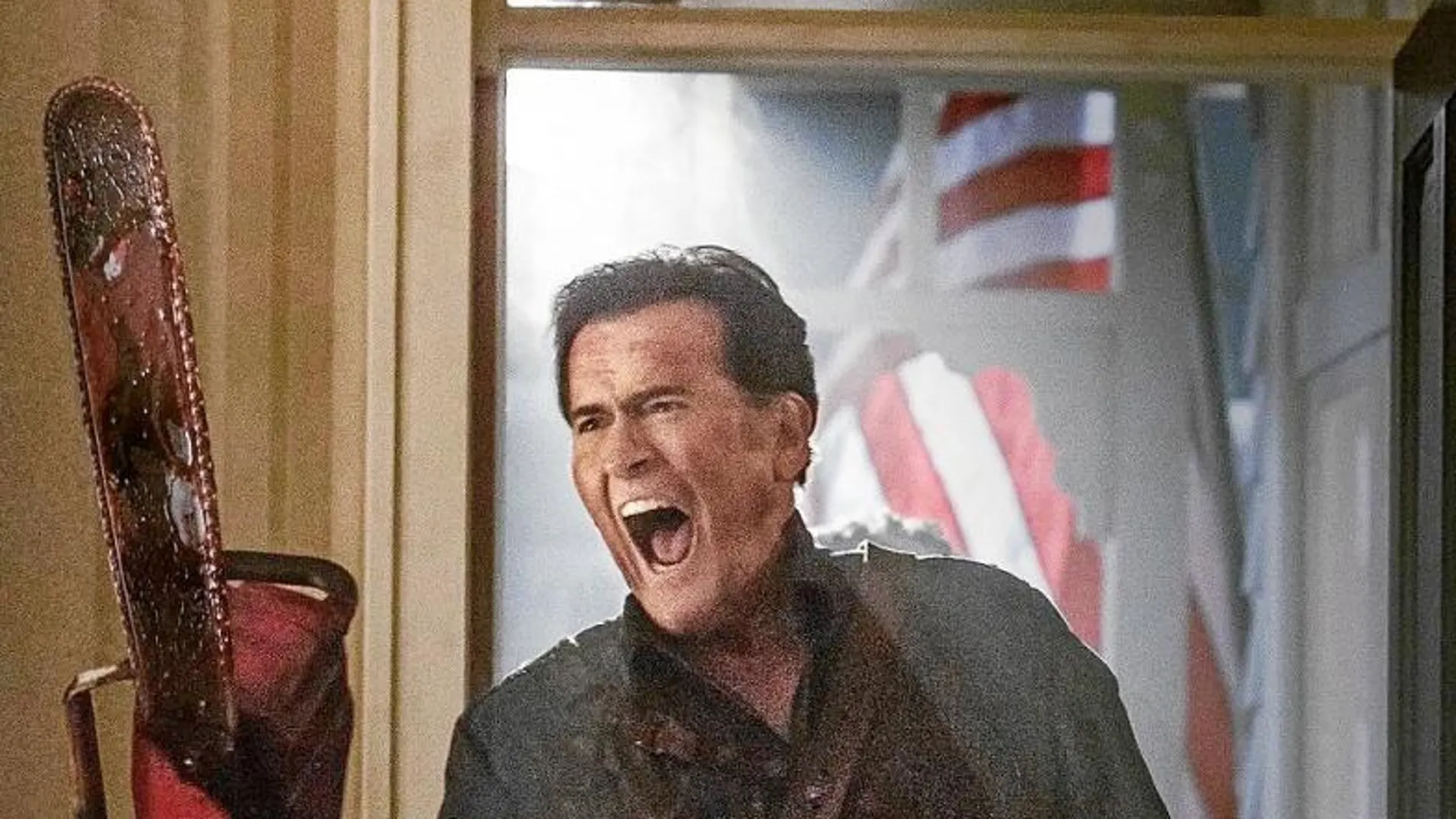 Bruce Campbell en el papel de Ash Williams en «Ash vs. Evil Dead»