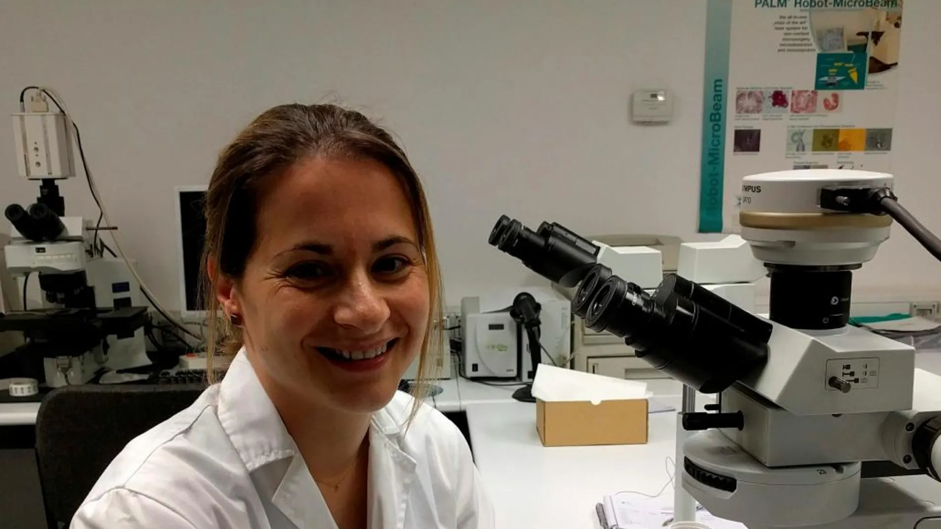 La investigadora del Instituto de Investigación Biomédica de Salamanca (Ibsal), Carolina Vicente / La Razón