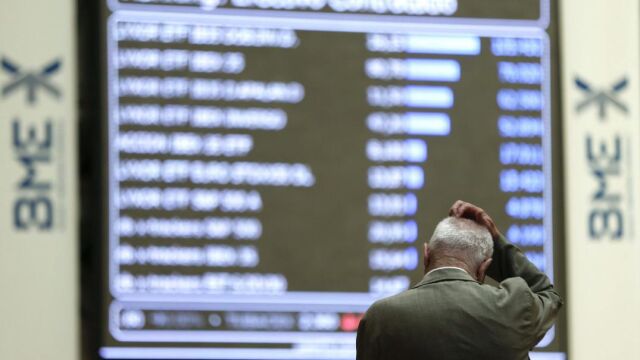 Paneles de la Bolsa de Madrid/Efe