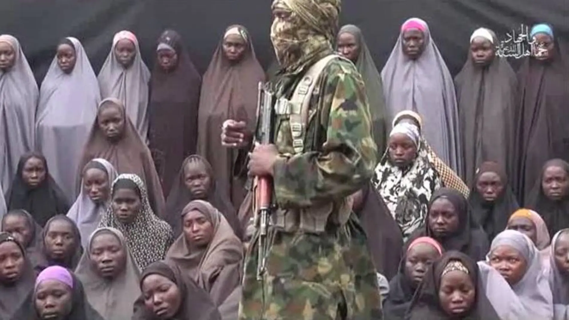 Captura del vídeo difundido por Boko Haram