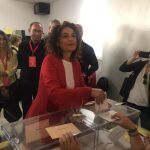 La ministra de Hacienda, María Jesús Montero