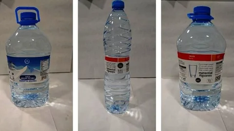 Lotes de agua retirados de los supermercados / Consellería de Salut