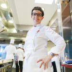 Carme Ruscalleda, la chef con más estrellas Michelin del mundo, posa en su restaurante Sant Pau, de Sant Pol de Mar. EFE/Josep Echaburu