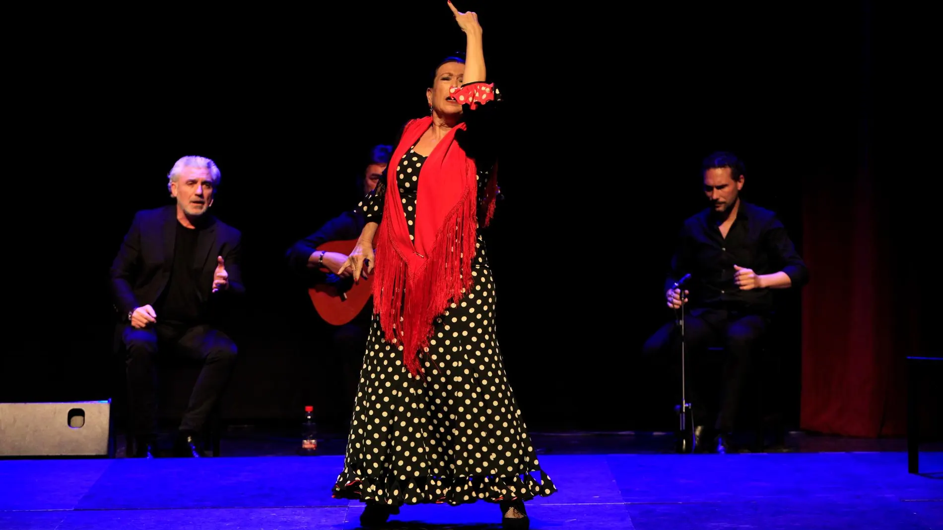 Pepa Montes, durante la actuación / Foto: Manuel Olmedo