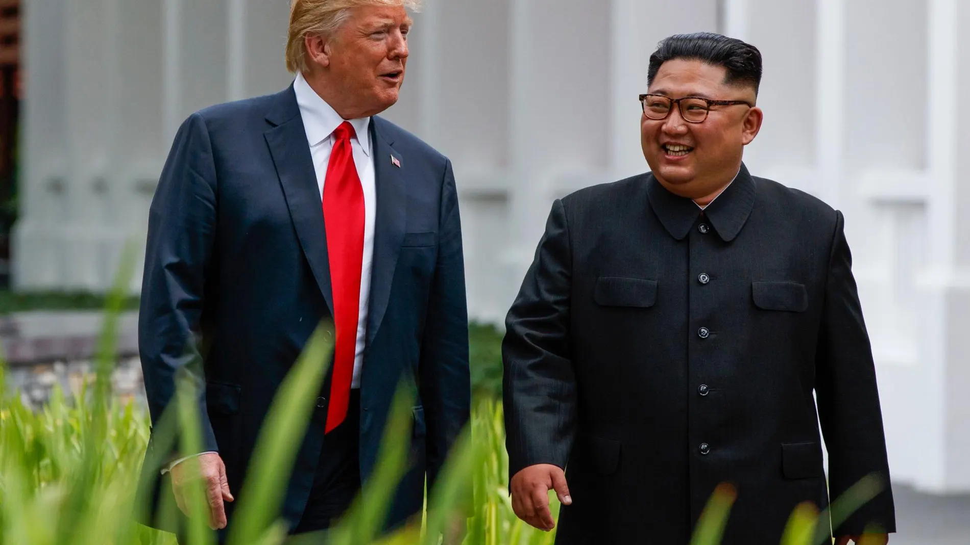 El presidente estadounidense, Donald Trump y el líder norcoreano Kim Jong Un / Foto: Ap