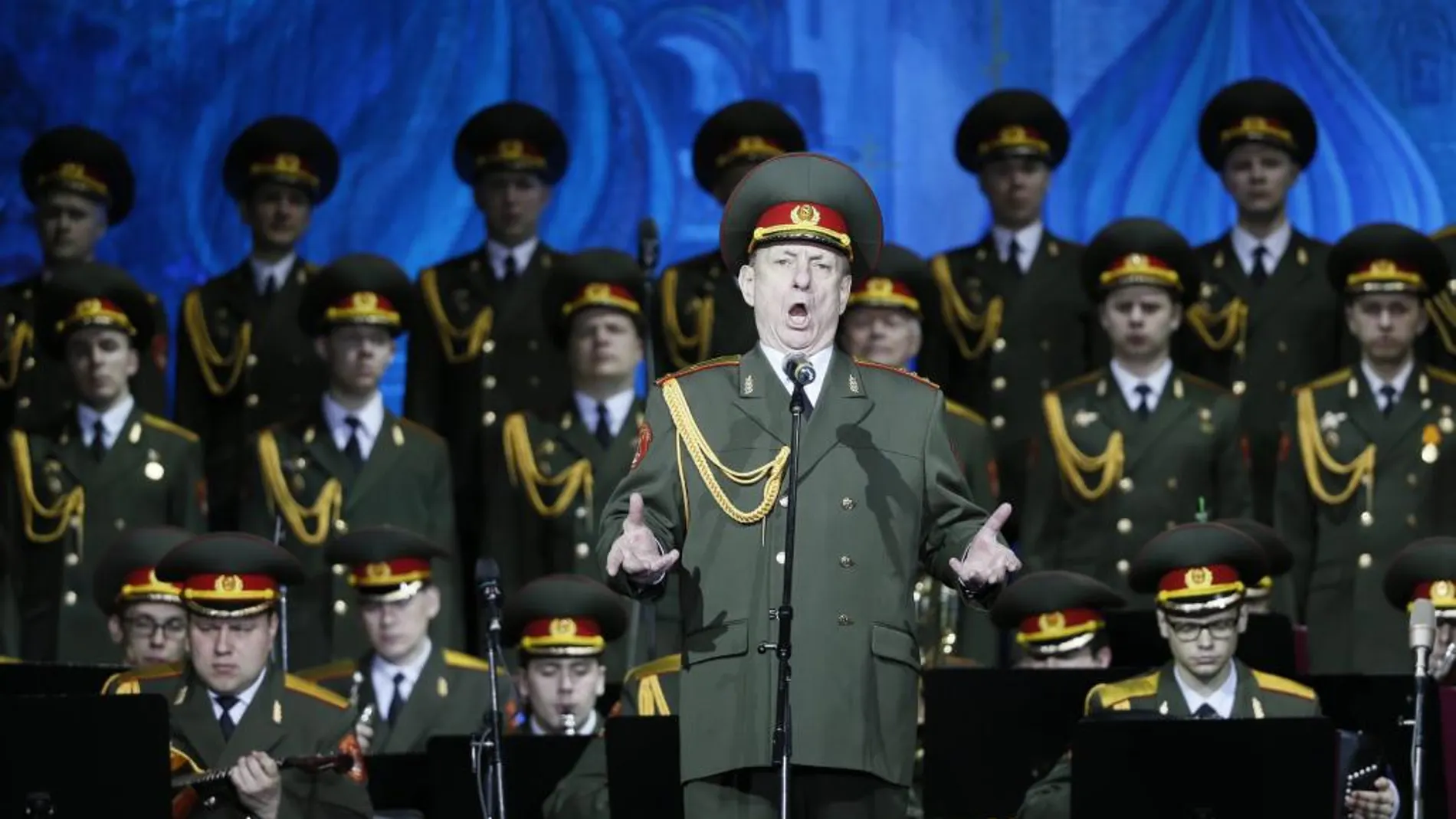Imagen de archivo del conocido coro del Ejército ruso