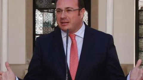 El hasta ayer presidente del PP de Murcia y diputado en la Asamblea Regional, Pedro Antonio Sánchez