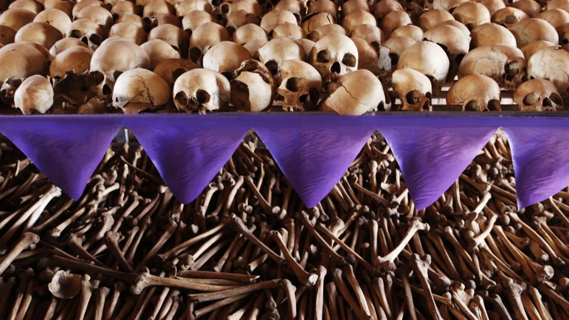Casi un millón de tutsis fueron masacrados durante el genocidio de 1994.