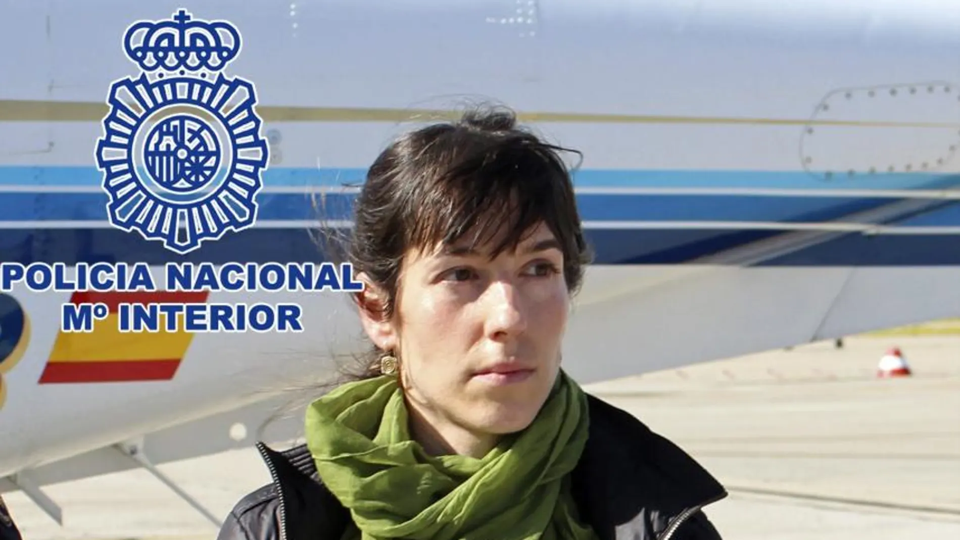 Traslado desde Francia de la miembro de ETA Saioa Sánchez Iturregui. EFE