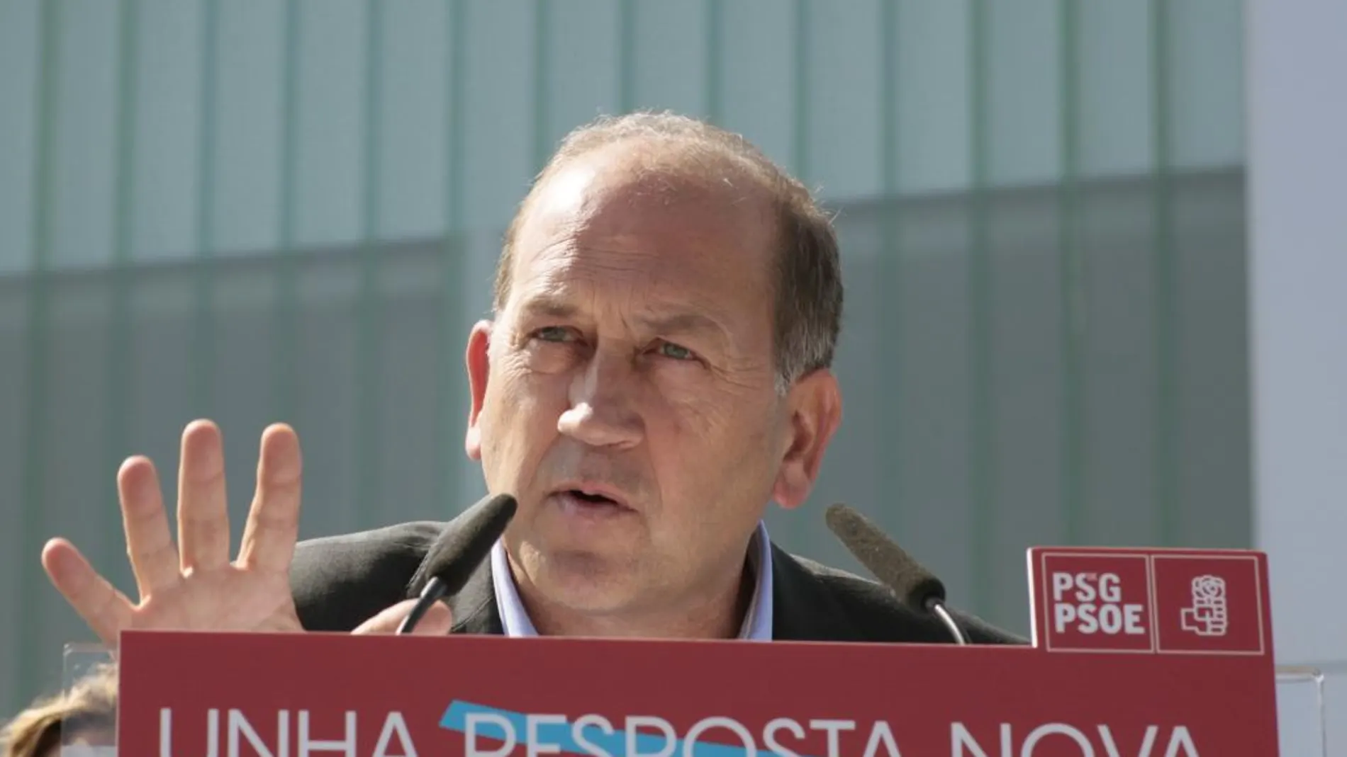 El candidato del PSdeG a la Presidencia de la Xunta, Xoaquín Fernández Leiceaga.