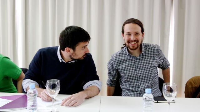 Ramon Espinar y Pablo Iglesias