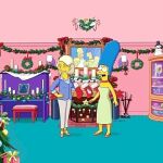 Imagen de unos de los capítulos dedicados a la Navidad de «Los Simpson»
