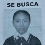 Imagen de la niña por las calles de Huancayo (Perú)