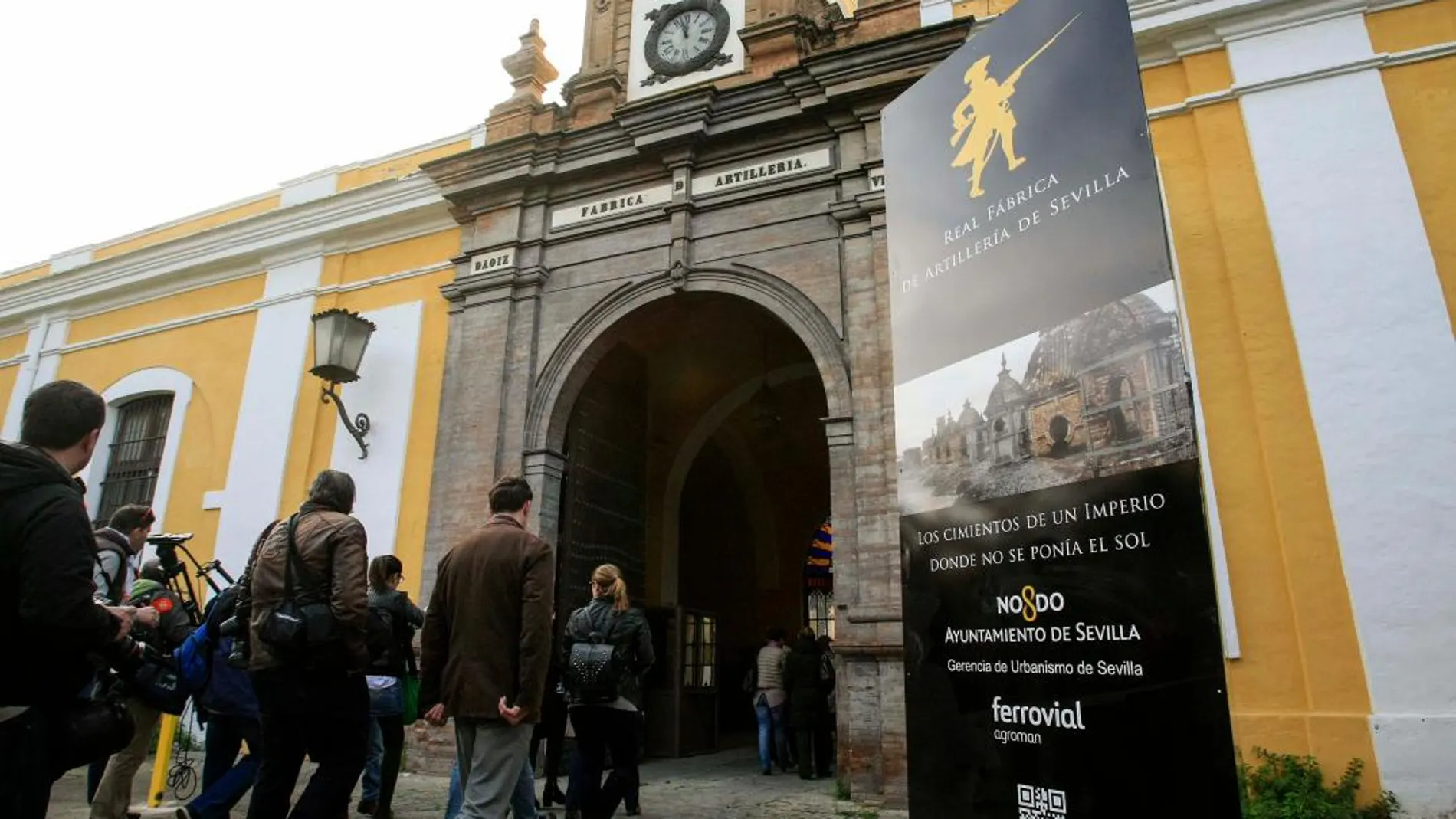 Las puertas de Artillería se abrieron recientemente al público durante la celebración de la última edición de la Noche en Blanco / Manuel Olmedo