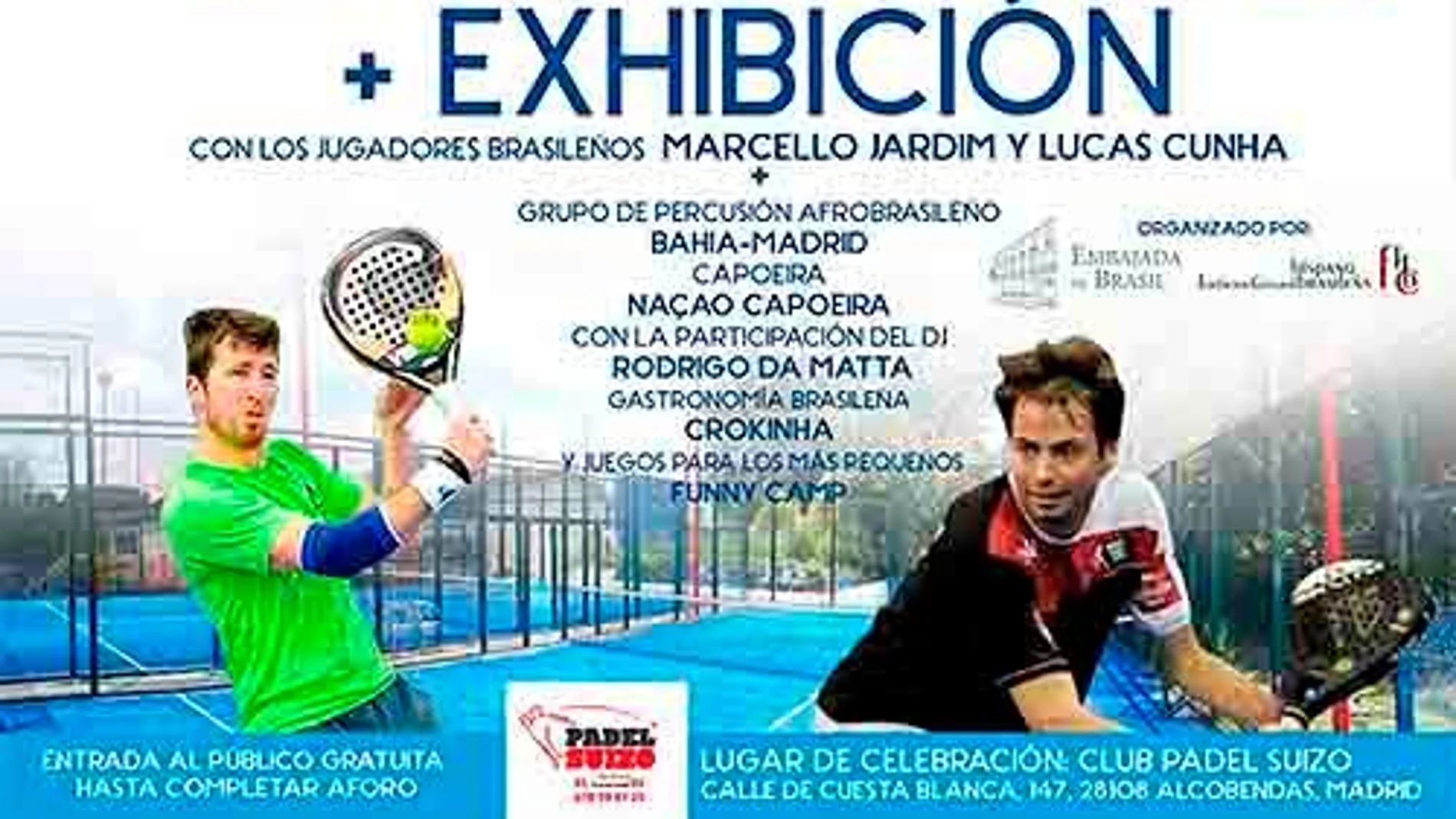 Cartel del torneo exhibición