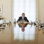 Mariano Rajoy durante su asistencia a la reunión extraordinaria del Consejo de Ministros