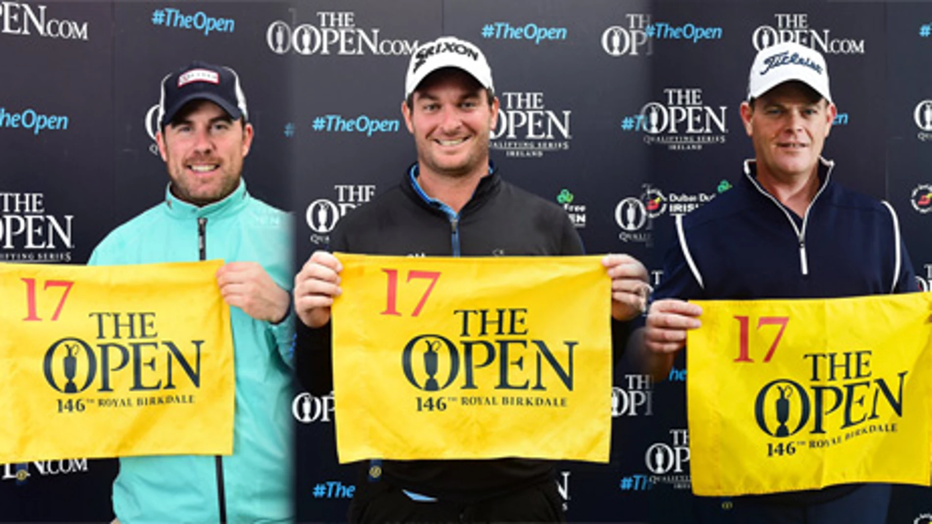 Tres clasificados The Open 2017