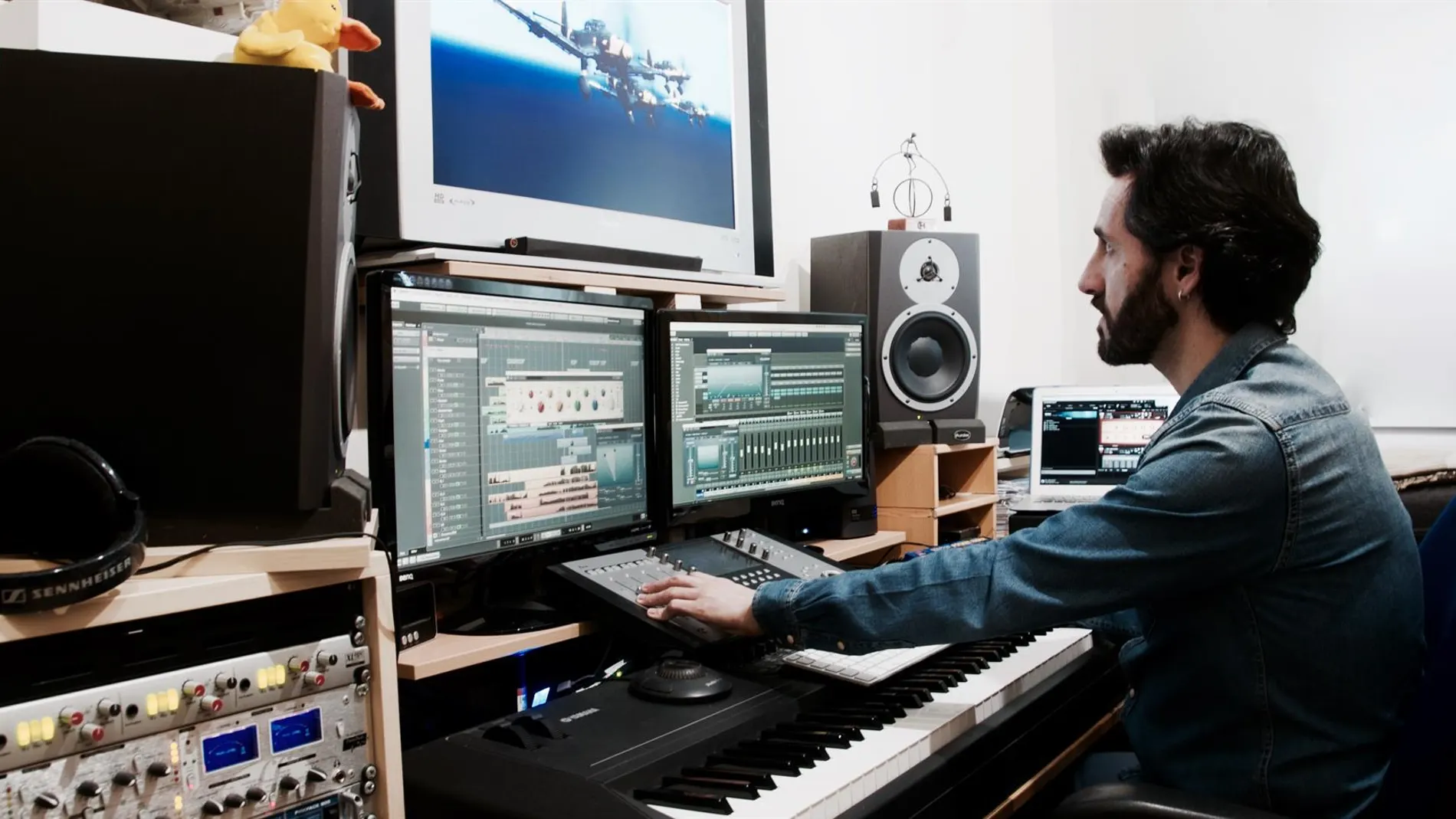 Francisco Cuadrado cuenta con más de 20 años de experiencia como compositor y diseñador de sonido para cine, teatro, videojuegos, danza o videomapping / Foto: Ep