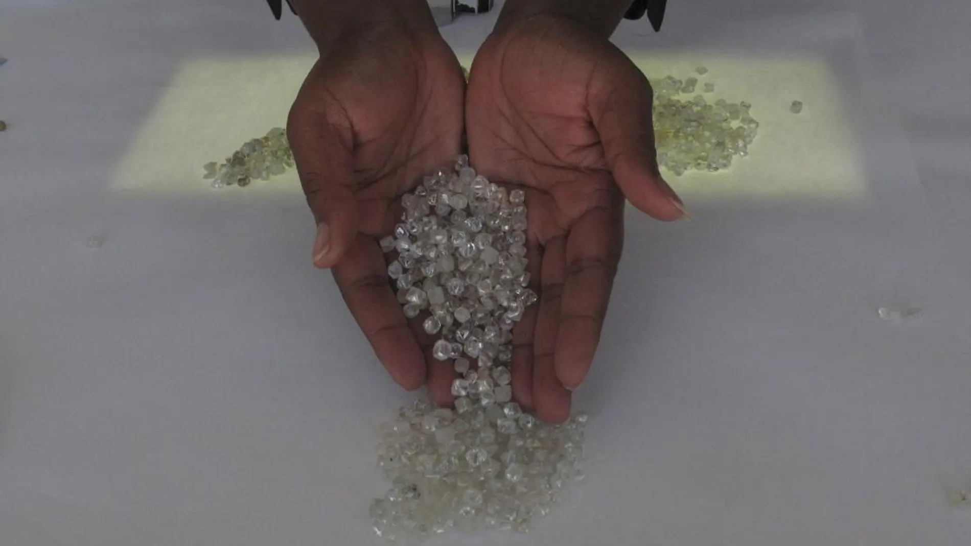Diamantes extraídos de una mina de Namibia/AP