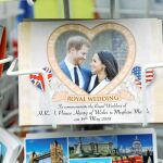Postal de la boda real entre el príncipe Enrique de Gales y Meghan Markle