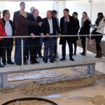 El presidente Herrera y la consejera García Cirac visitan la rehabilitación de la Villa Romana