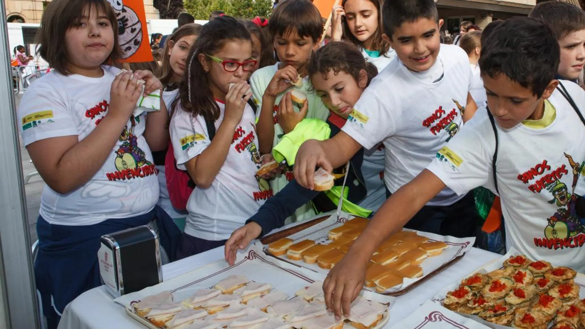 Escolares sorianos participan en la clausura de la Semana de la Dieta Mediterránea, que previene esta patología