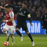 Tadic y Ramos en el partido de ayer