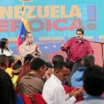 El presidente venezolano, Nicolás Maduro, se dirige a los miembros electos de la Asamblea Constituyente, en Caracas