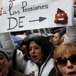 Manifestación a favor de la subida de las pensiones en Madrid/Foto: Reuters