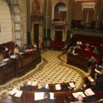 Un instante del pleno del Ayuntamiento de Valencia celebrado ayer