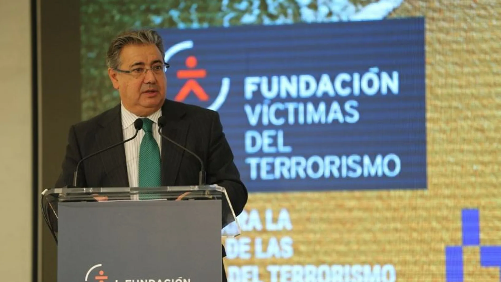 El ministro del Interior, Juan Ignacio Zoido, durante su intervención