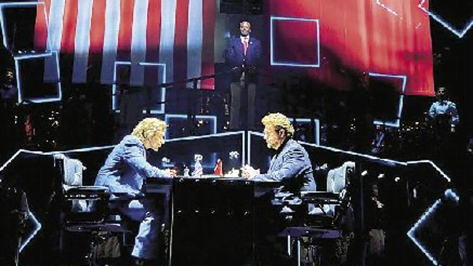 «Chess» es la obra teatral que se puede ver en escena en la English National Opera (ENO) desde finales de abril.
