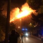 Extinguido el incendio forestal de Castelldefels tras quemar 10 hectáreas
