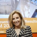 La consejera delegada de Bankinter, María Dolores Dancausa, durante la presentación de los resultados