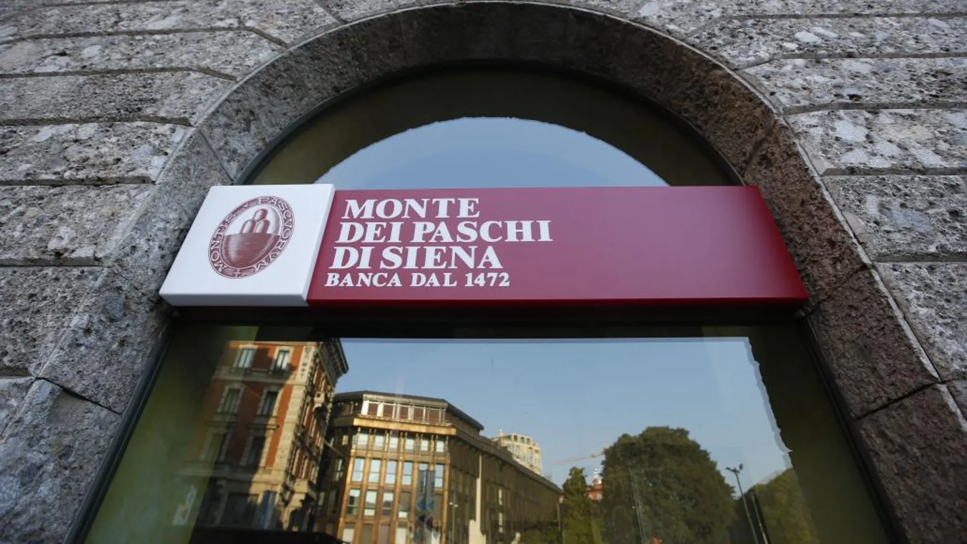 Oficina del banco en Milán