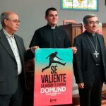 Javier Carlos Gómez, Francisco Casas y Luis Argüello, ayer en Valladolid